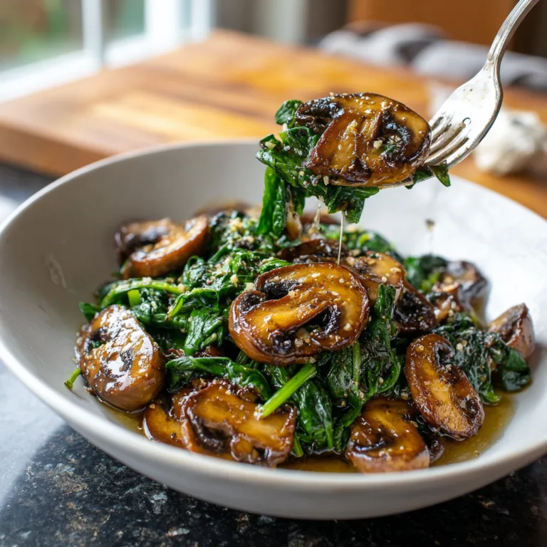 Garlic Butter Sautéed Mushrooms and Spinach: The Ultimate 15-Minute Side