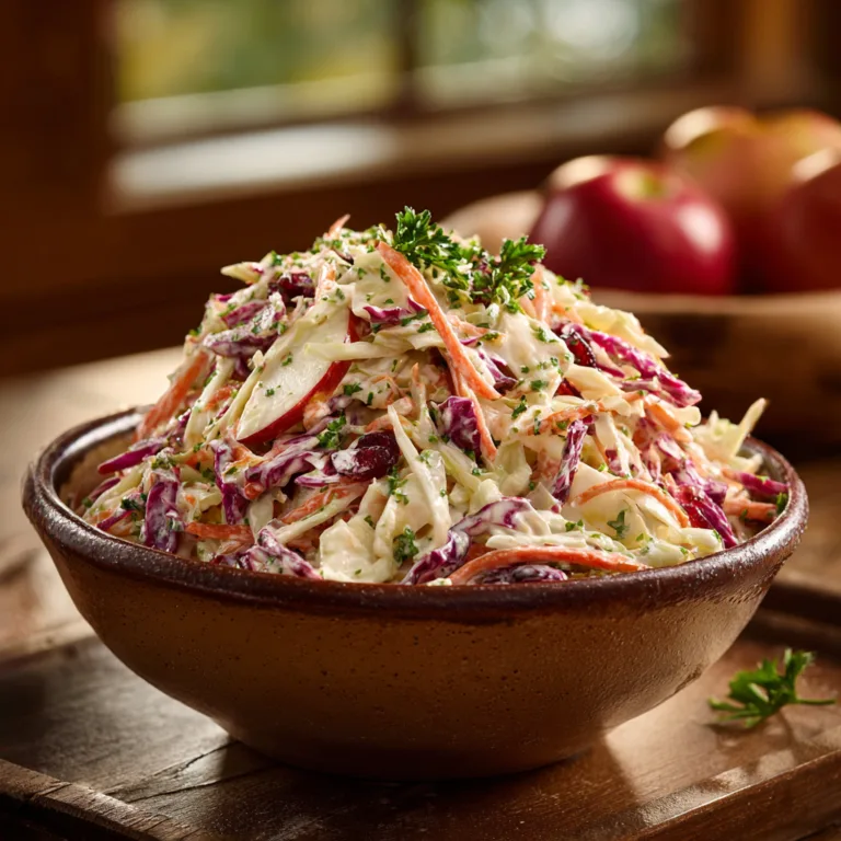 Crunchy Creamy Apple Slaw Recipe