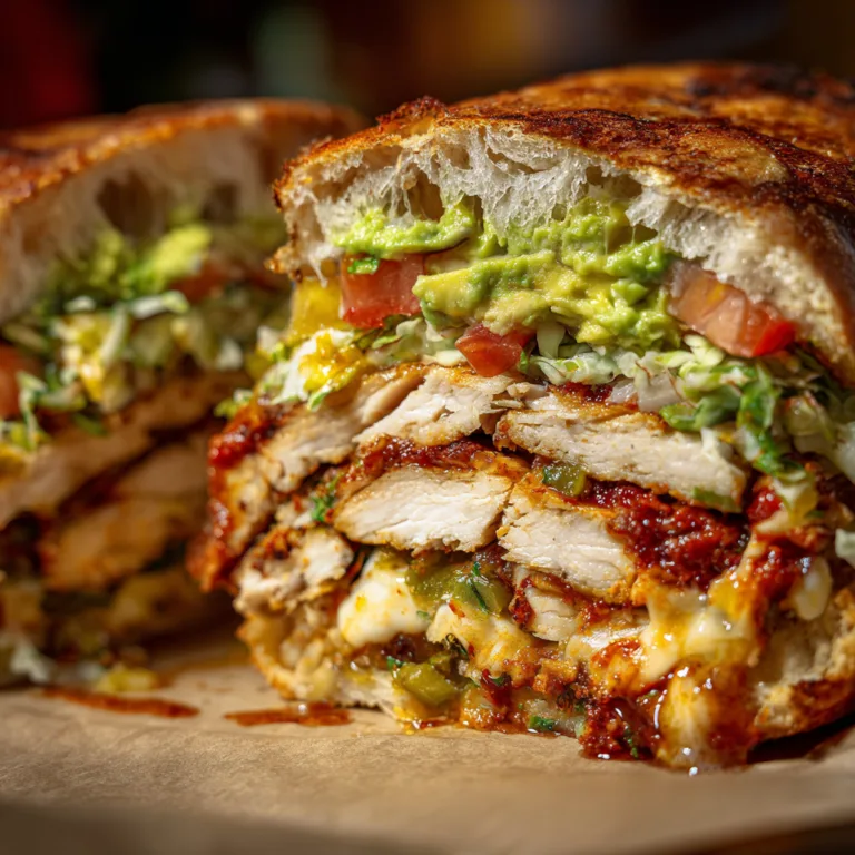 Loaded Chicken & Avocado Sandwich
