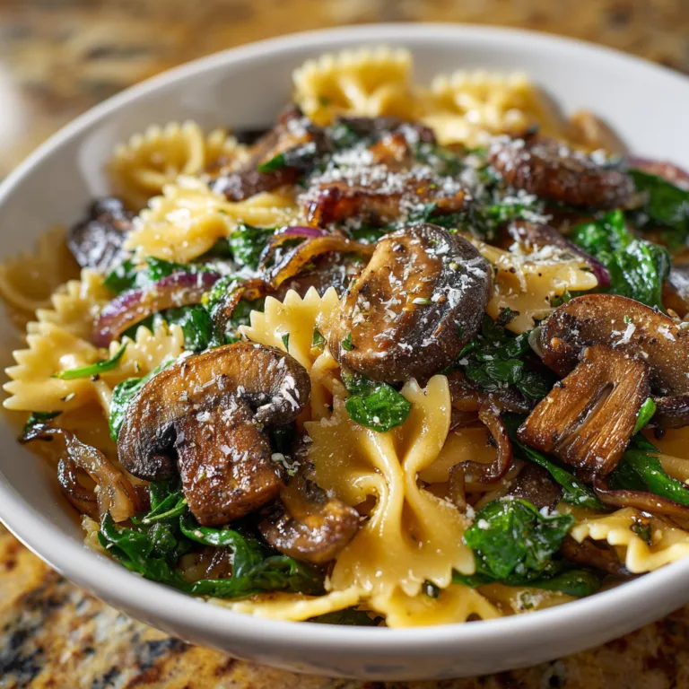 Creamy Garlic Mushroom Pasta