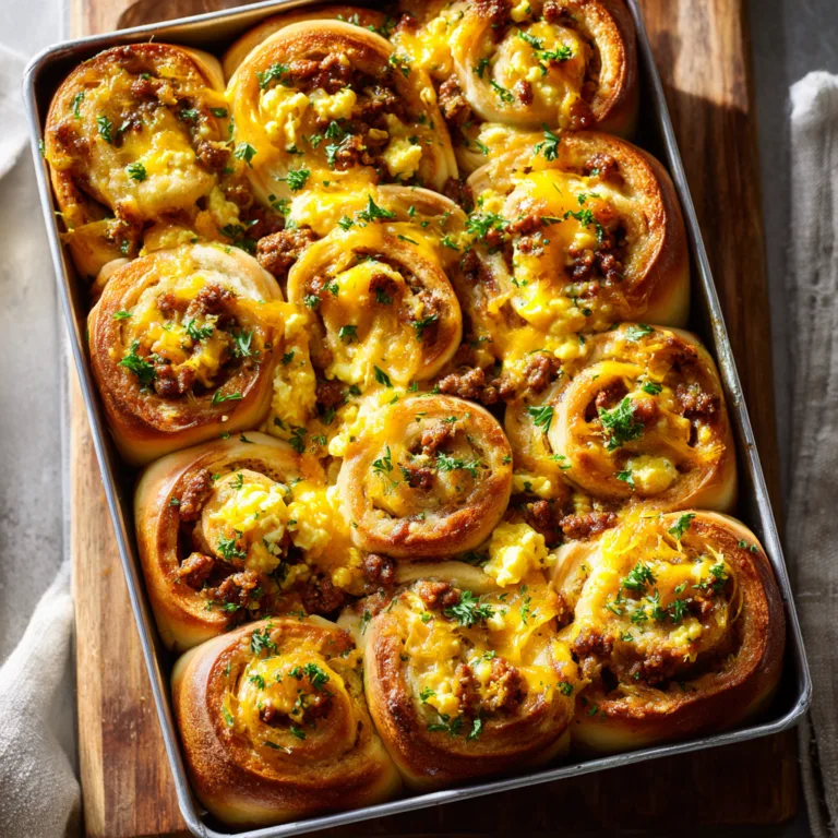 Savory Sausage and Egg Breakfast Rolls