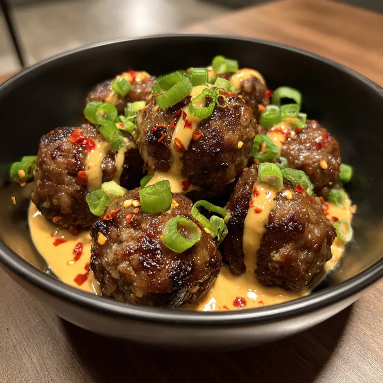 Spicy Creamy Meatballs