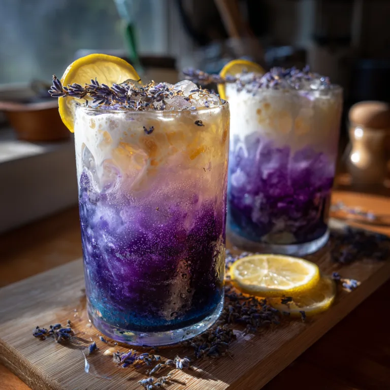 Creamy Lavender Lemonade
