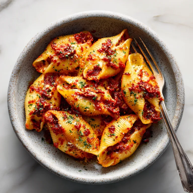 The Ultimate Italian Comfort: Jumbo Conchiglioni Bolognese Stuffed Shells