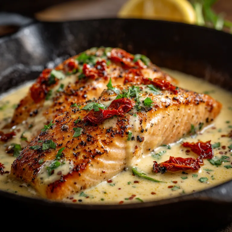 The Ultimate Creamy Tuscan Salmon: A Skillet Masterpiece