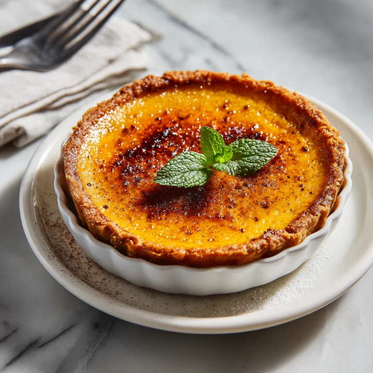 Crème Brûlée Tart
