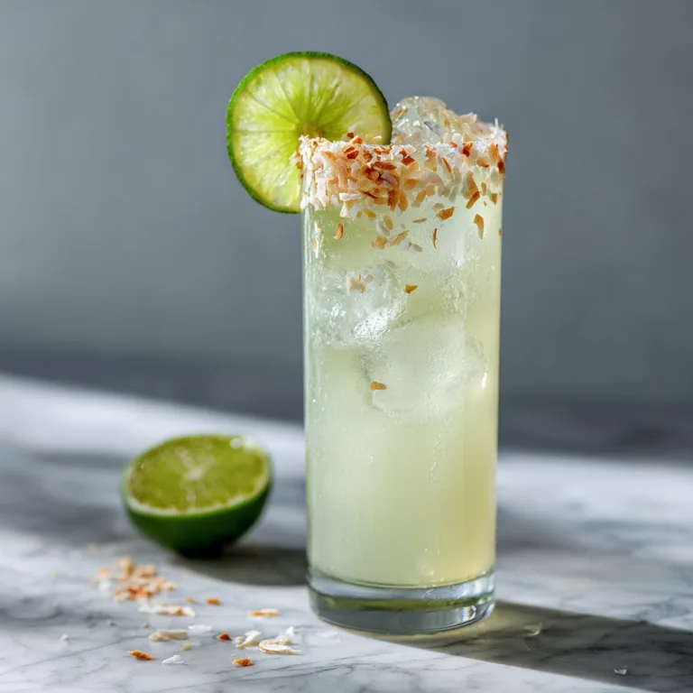Refreshing Toasted Coconut Lemonade