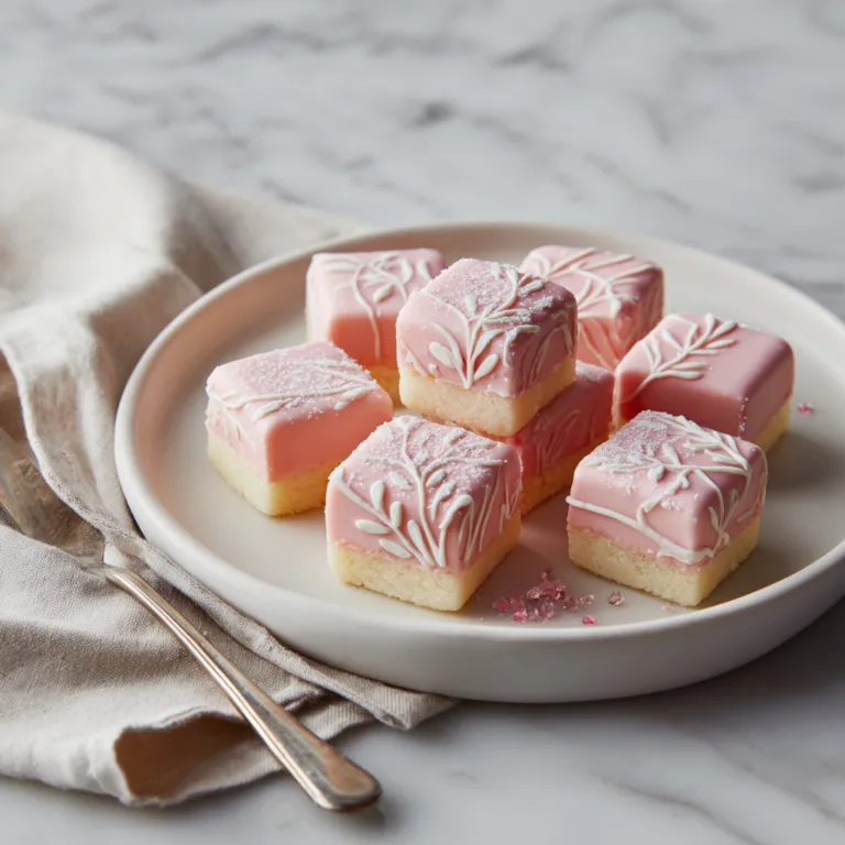 Elegant Pink Petit Fours