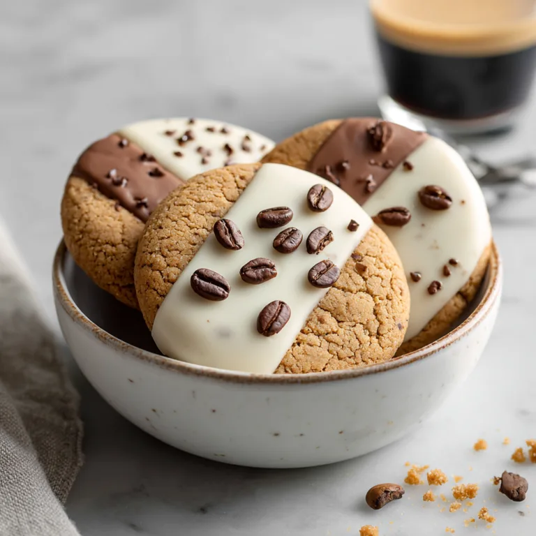 Espresso Black and White Cookies