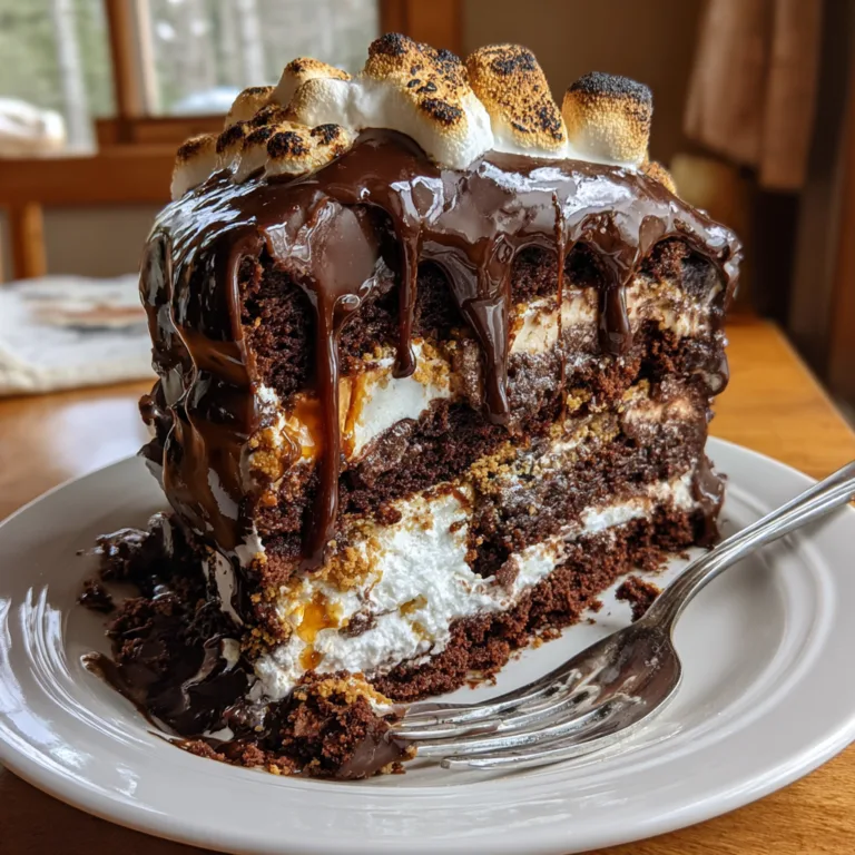 Decadent S’mores Layer Cake: A Campfire Classic Reimagined