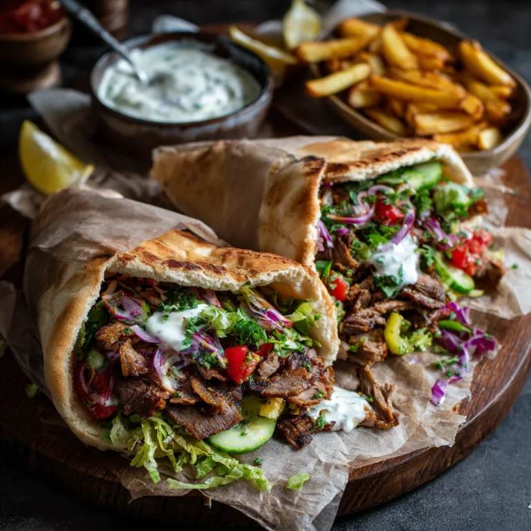 The Ultimate Homemade Greek Gyro Wraps