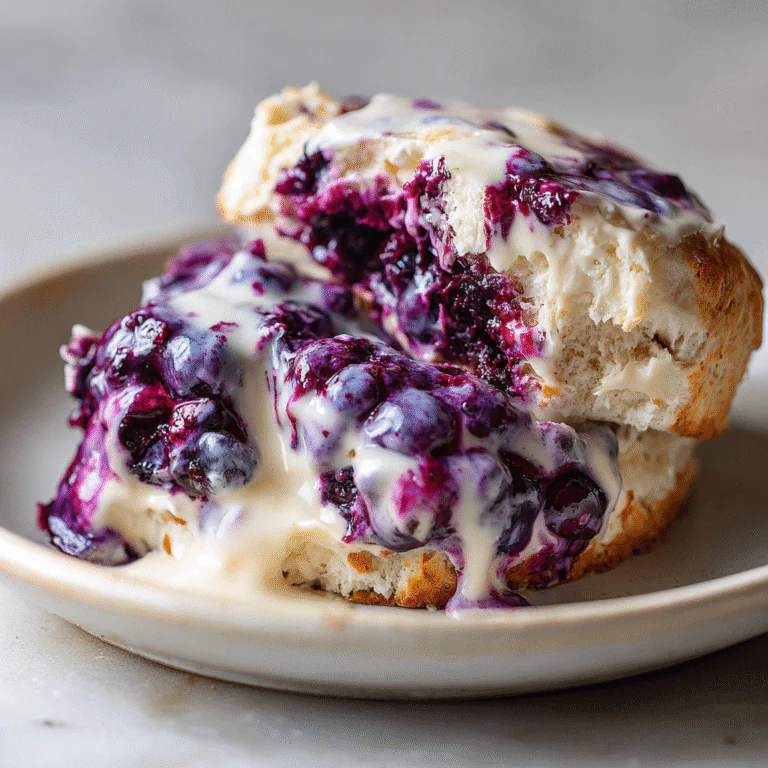 Blueberry Cream Scones