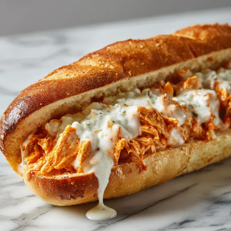 Zesty Buffalo Chicken Cheesesteak