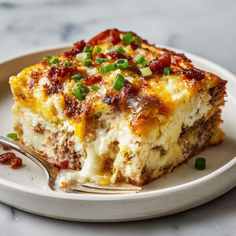 Cheesy Crack Breakfast Casserole