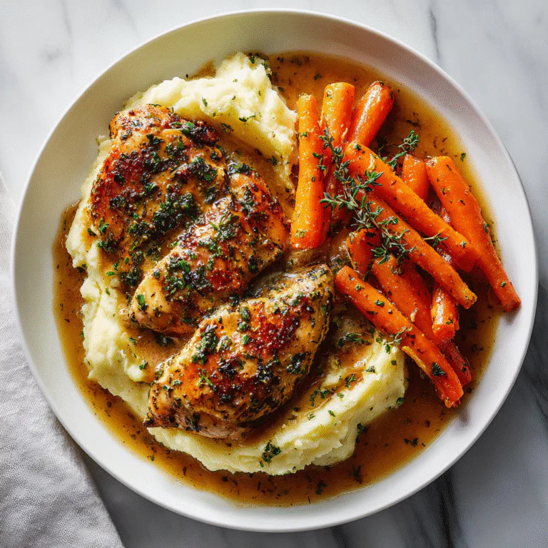Garlic Herb Chicken Dinner