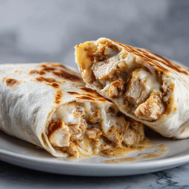 Ooey-Gooey Chicken Wraps Recipe