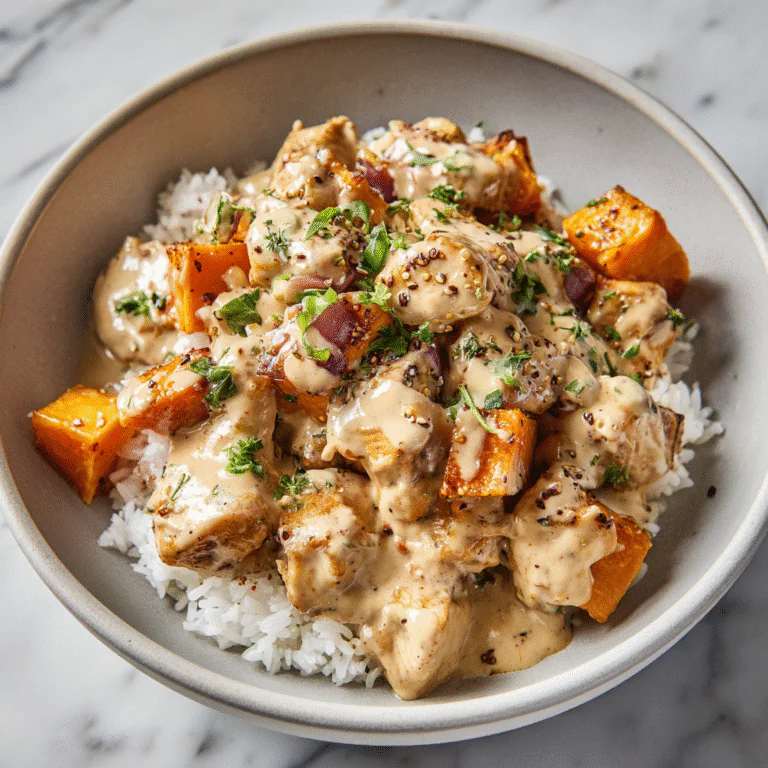 Chicken and Sweet Potato Bowls