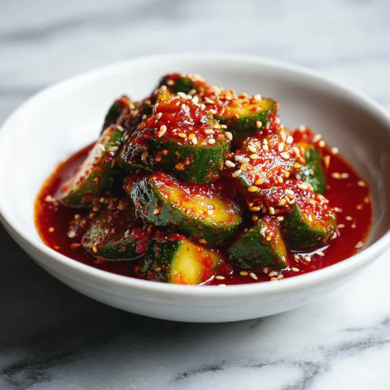 Spicy Korean Cucumber Salad