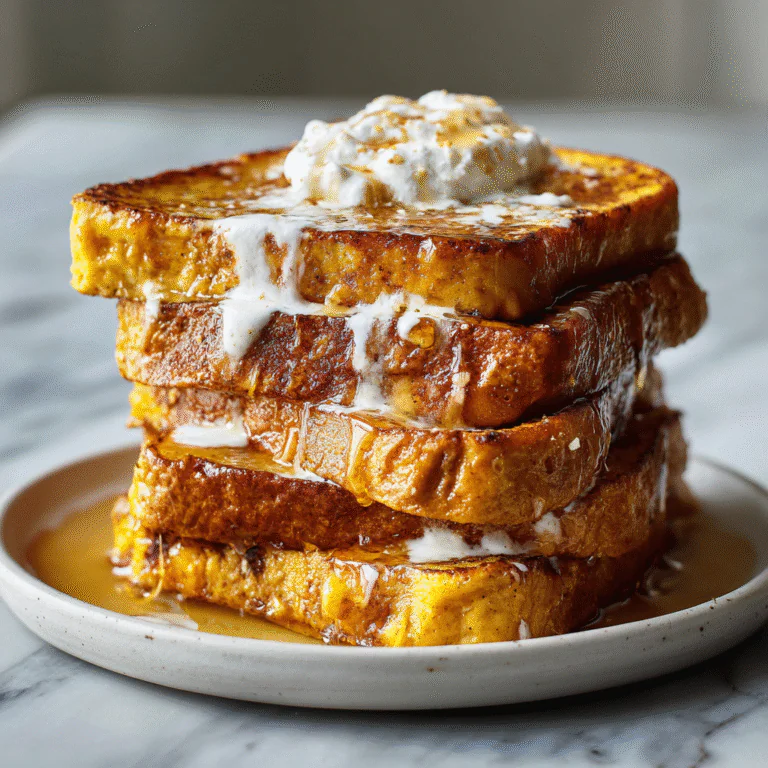 Fall Pumpkin French Toast