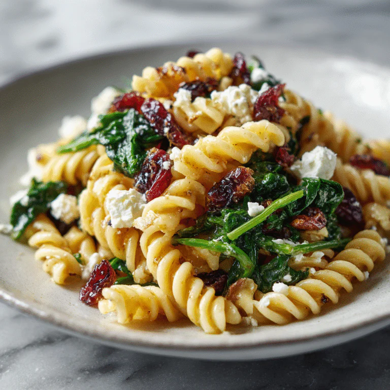 Cranberry Feta Pasta Salad