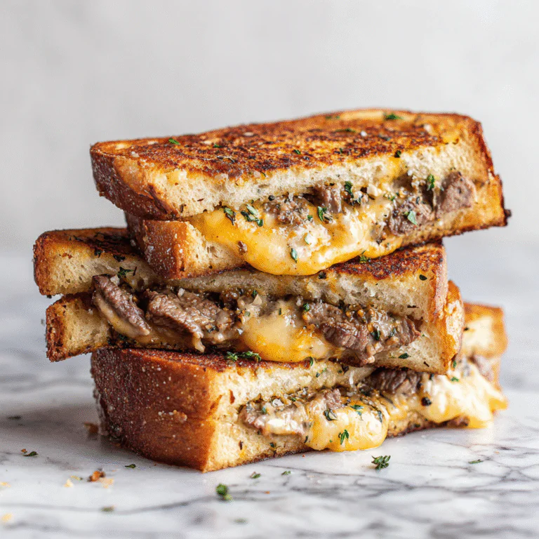 Philly Cheesesteak Grilled Cheese