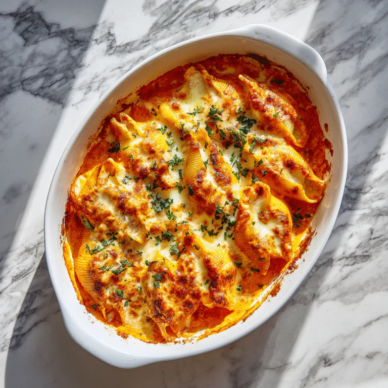 Creamy Pumpkin and Ricotta Stuffed Shells