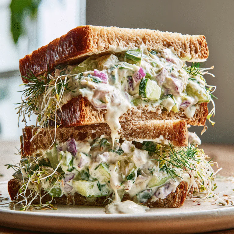 Ultimate Crunchy Tuna Salad Sandwich